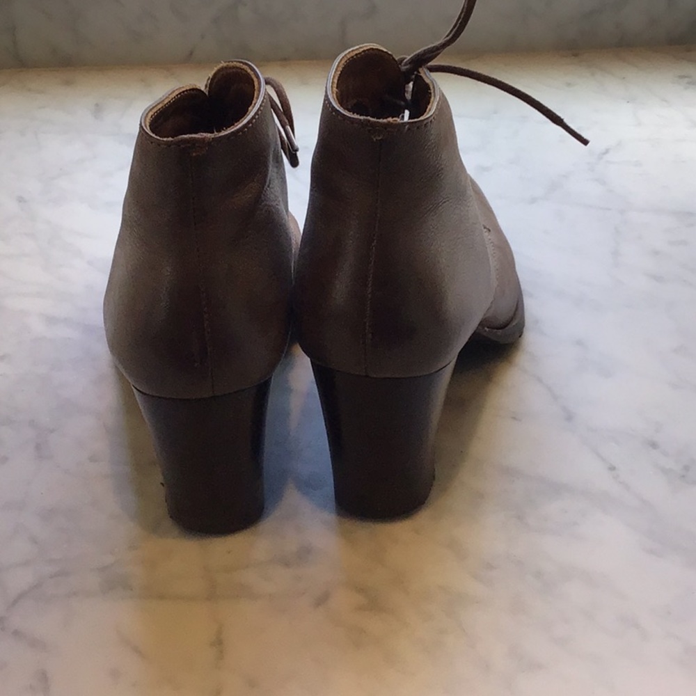 Bos & Co leather lace up booties - Picture 3 of 5